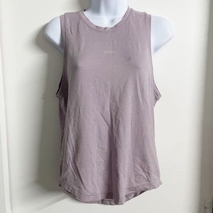 gymshark | mini logo round hem lilac purple athletic tank top